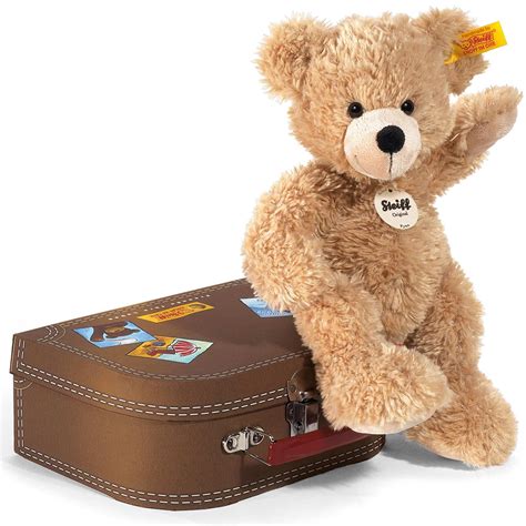 Steiff teddy bear Fynn in suitcase - Say it with Bears