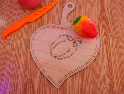 Laser Cut Food Cutting Board DXF File Free Download - 3axis.co