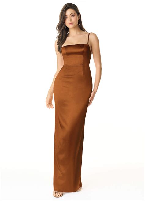 Copper Azazie Kae Bridesmaid Dresses | Azazie