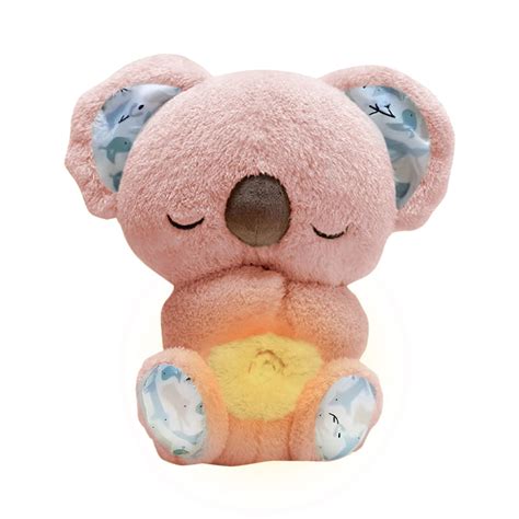 Breathing Stuffed Animal 9 inch Calming Soothers for Sleep Heartbeat ...