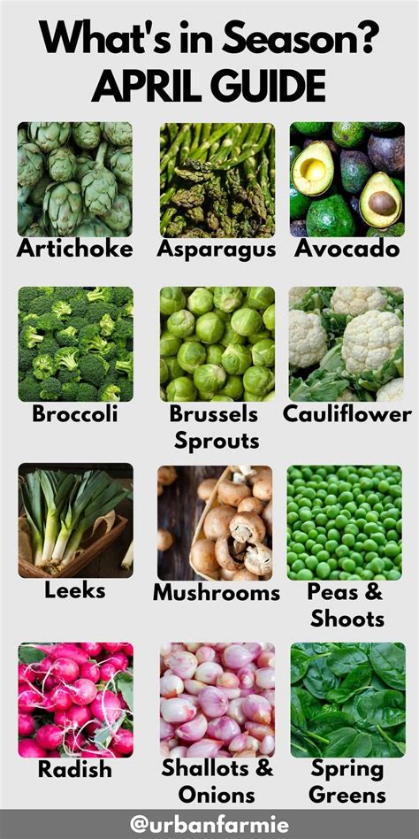 What's in Season? April Produce Guide