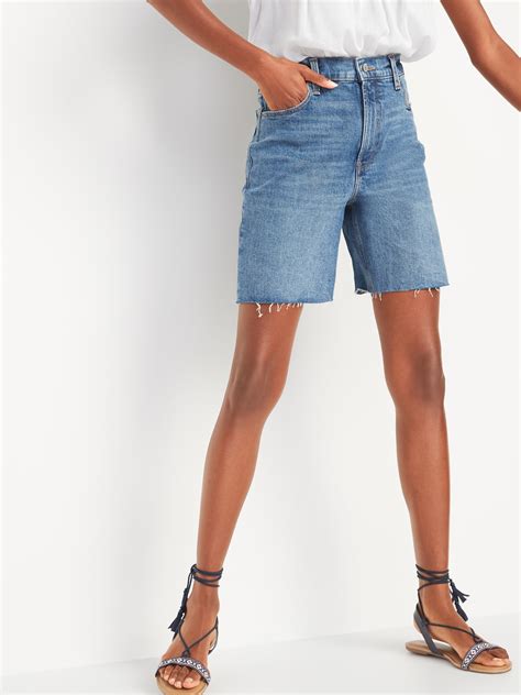 Womens 7 Inch Denim Shorts at James Givan blog