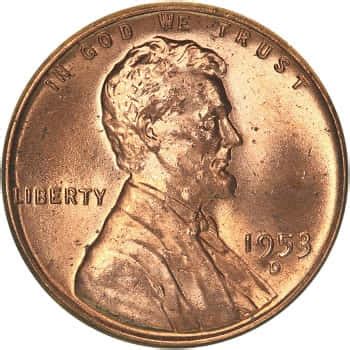 1953 D Lincoln Wheat Penny Values Chart 2025 (Up to $10,869)