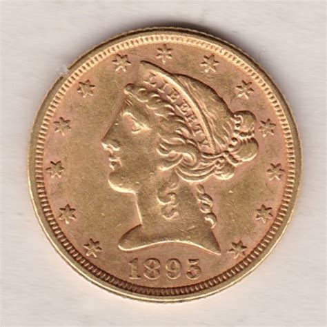 1895 USA Five Dollars Gold Coin | Dorset Coin Company