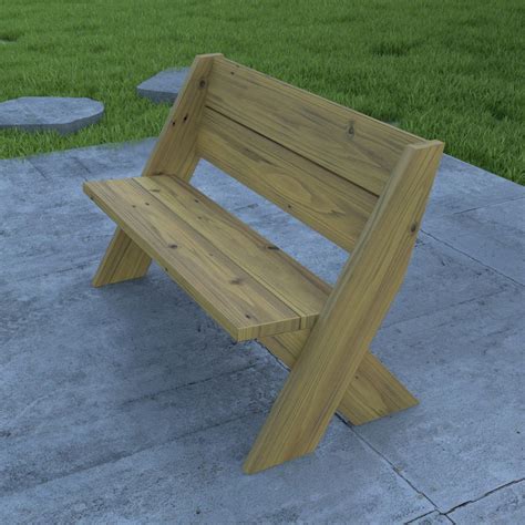 Aldo Leopold Bench Plans - DIY Outdoor Wood Bench Plans - Easy Garden ...