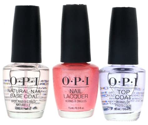 OPI Nail Lacquer Ultimate Nail Trio Set, Lacquer Princesses Rule! Color Polish, Natural Base ...