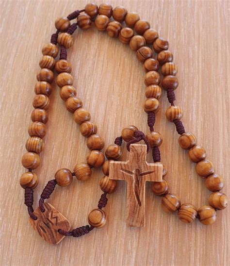 Olive wood rosary anglican rosary prayer beads holy land rosary – Artofit