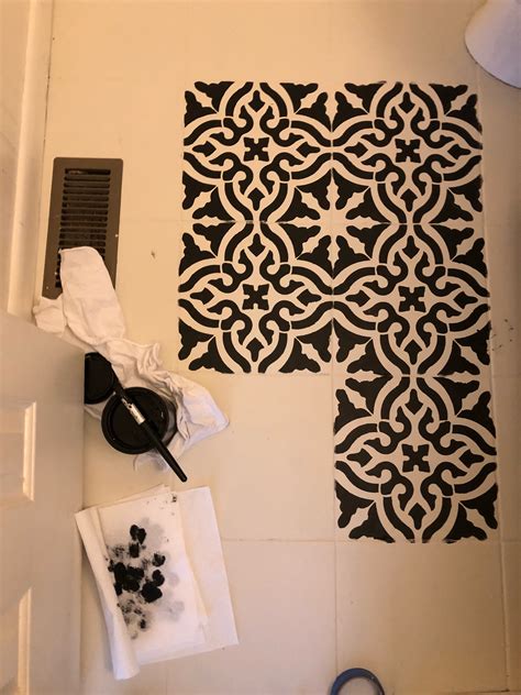 Best Way To Stencil Tile at Alejandra Henning blog