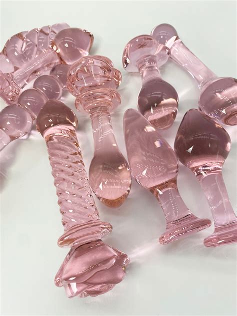 Pink Crystal Sex Toy Glass Dildos Pink Transparent Crystal - Etsy
