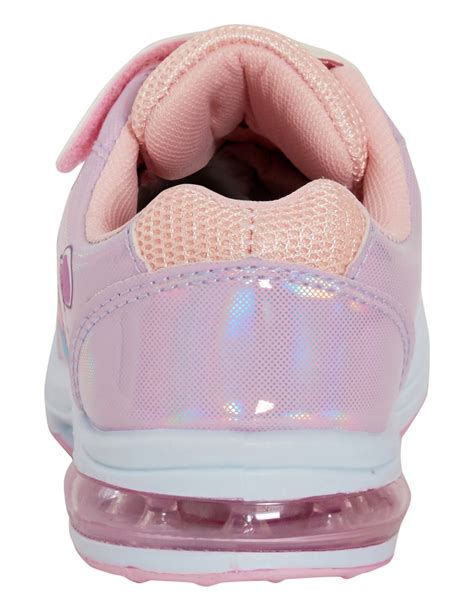 Girls Peppa Pig Light Up Trainers Kids Pink Flashing Lights Sports ...