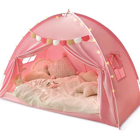 Amazon.com: Razee Twin Bed Tent for Kids, Twin Size Bed Tent Indoor Twin Bed Canopy Tent Privacy ...