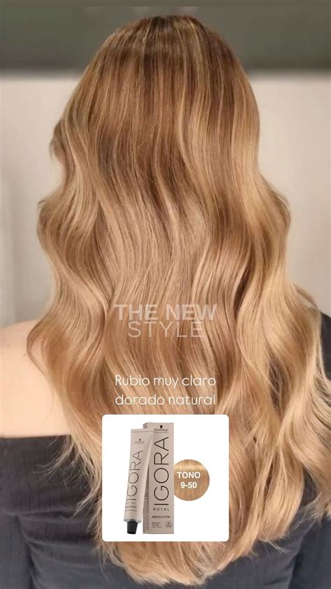 Tinte igora royal 9-50 (Rubio muy claro natural dorado) en 2025 ...