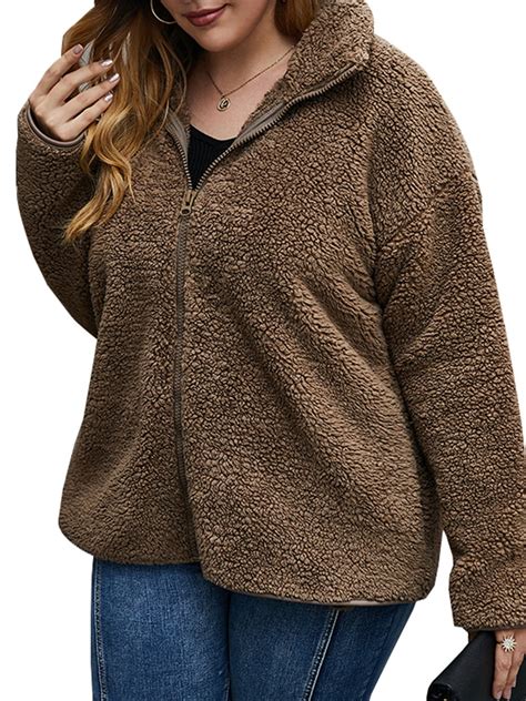 Women's Oversized Sherpa Jacket at Andres Lowe blog