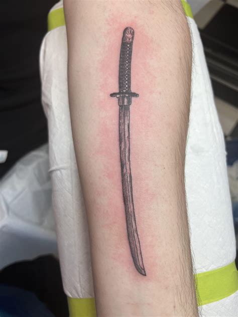 Katana sword tattoo - Bronctattooaus.com