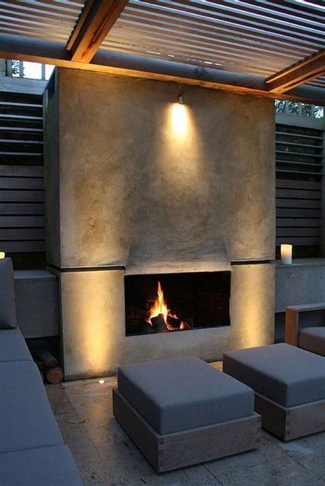 Modern Outdoor Fireplace Designs at Willard Corey blog