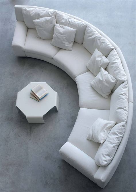 30 Photos Embracing Curves: a Guide to Semicircular Sofas