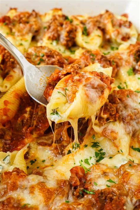 Stuffed Shells With Meat