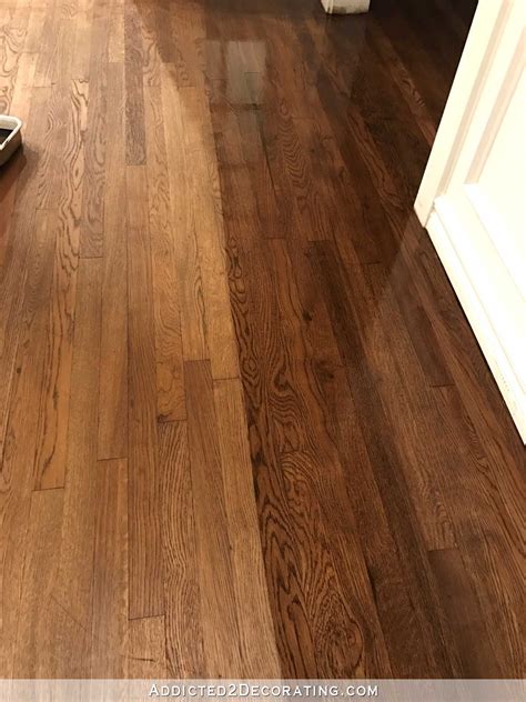 Tips for refinishing hardwood floors add stain to polyurethane for a ...