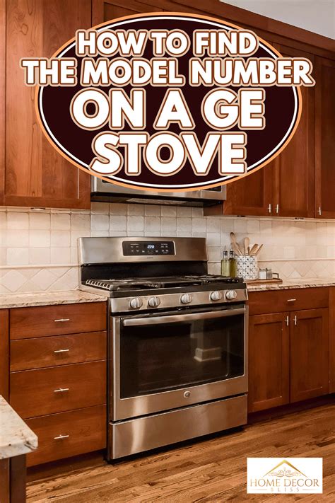 Where Do I Find The Model Number On A Ge Stove at Dwayne Carson blog