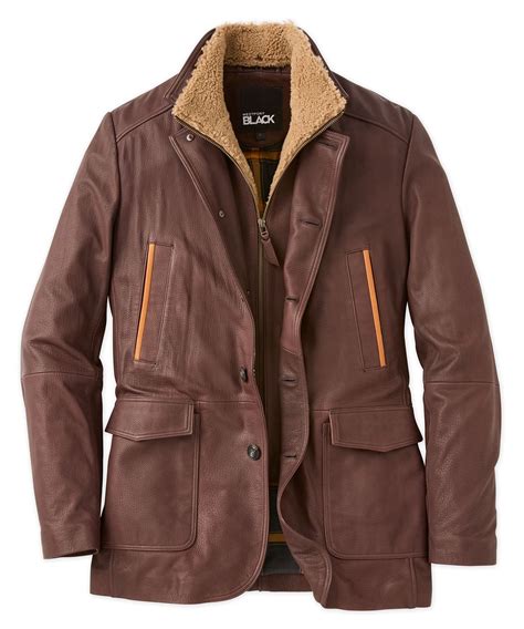 Westport Black Deerskin Jacket - Westport Big & Tall