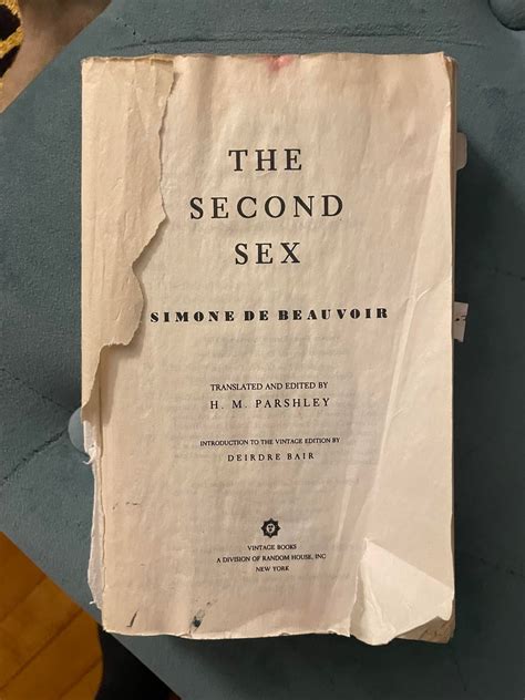 Book Review : Simone De Beauvoir’s The Second Sex (1952) : r/Feminism