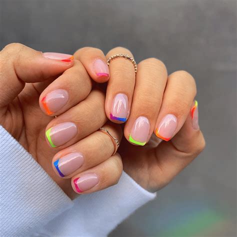 25 Neon French Nail Ideas That Pack a Vibrant Punch