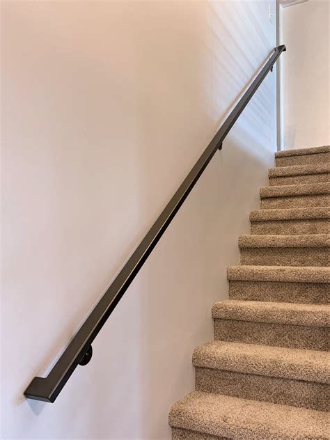 Wall Mounted Aluminum Handrails Wall Mounted Folding Staircase,
