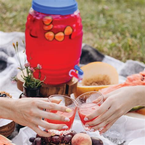 CHAMPS 3 Gallon Jug with Lid and Spout - Aguas Frescas Vitrolero ...