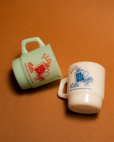 Slow Bloom Coffee Co-Op on Instagram: "STACKABLE MILK GLASS MUGS ...