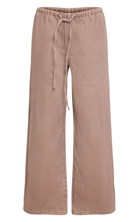 Petite Mushroom Denim Elasticated Tie Waist Jeans | Petite | PLT IRE