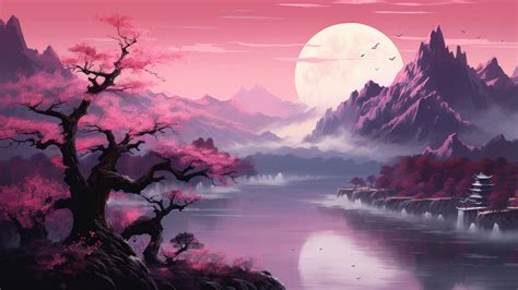 Anime Cherry Blossom Wallpapers K Hd Anime Cherry Blossom Backgrounds ...