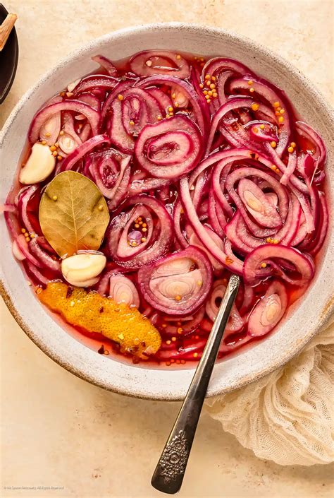 Easy Pickled Onions: Fast, No Cook 10-Minute Recipe! - No Spoon Necessary