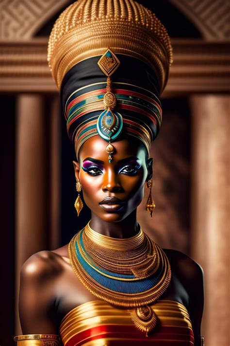 Egyptian Goddess Art, African Goddess, Egyptian Beauty, Ancient Egyptian Art, Black Women Art ...