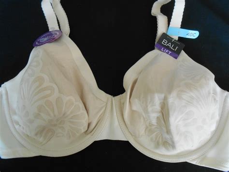 Bali Bra 6563 Gravity Defying Underwire Lift Bra 40C ~ BEIGE | eBay