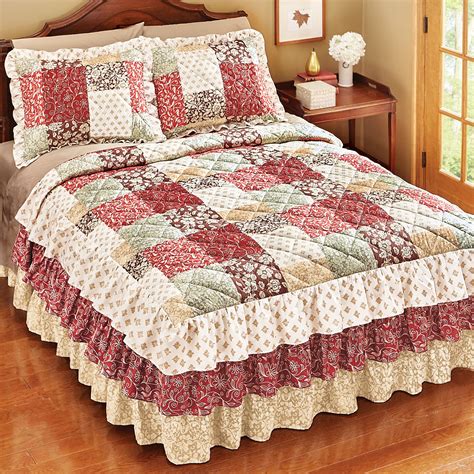 Quilted hotel bedspreads | Bed spreads, Ruffle bedspread, Bedding sets
