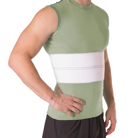 BraceAbility Broken Rib Brace | Elastic Chest Wrap Belt for Cracked, Fractured or Dislocated ...
