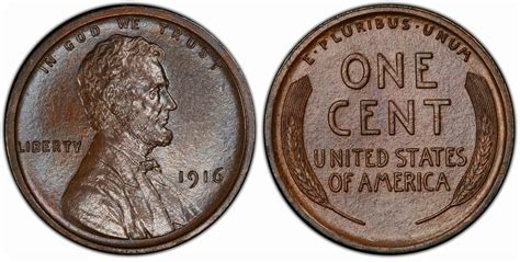 1916 Penny Error List & Value