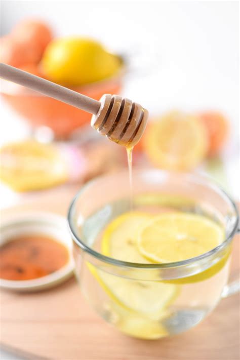 Honey, Ginger, Warm Lemon Water Recipe + Benefits » Emily Kyle, MS, RDN