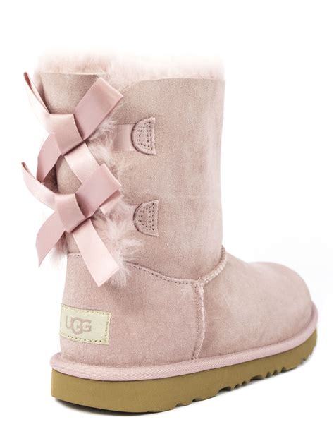 Light Pink Uggs With Bows