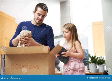 Teaching His Daughter Good Values. a Father and Daughter Enjoy ...