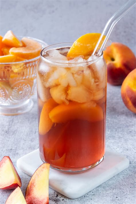 Homemade Peach Iced Tea Recipe - Sweet Steep