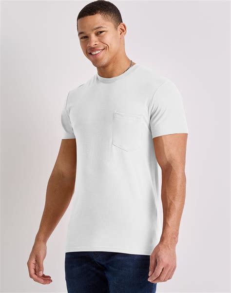 Hanes Originals Men's Pocket T-Shirt Cotton Crewneck Short Sleeve Tee ...