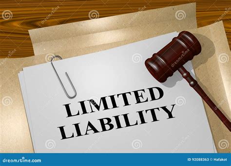 Limited Liability - Legal Concept Stock Illustration - Illustration of ...