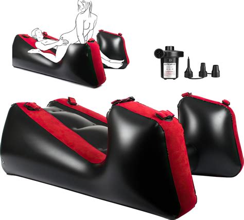 Inflatable Sex Sofa for Adult, PVC Flocked Sex Chair Furniture with ...