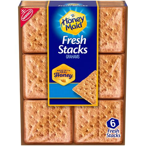 Amazon.com: Honey Maid Fresh Stacks Graham Crackers, 12.2 oz (6 Stacks)