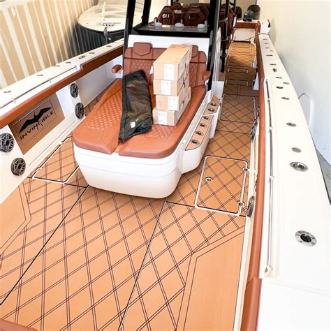 Invincible Boat with Custom SeaDek® Installed - Florida Marine Customs ...
