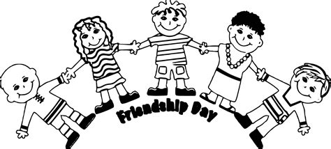 Friendship Day Coloring Pages at GetColorings.com | Free printable ...