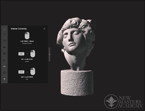 The Dying Slave Bust Scan | New Masters Academy