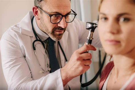 Ruptured Eardrum Drainage Blood