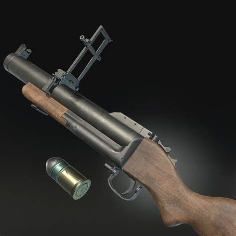 3D model M79 Grenade Launcher VR / AR / low-poly | CGTrader